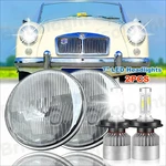 For Mgb 1969-1981 Pair Led 2PC 7INCH Round Headlights Headlamp High/low Bulbs. Fixed Price $44.22.