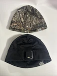 Lot Of 2 Panther Vision Headlamp Beanie Hat Power Caps Led Black Camo One Size. Fixed Price $9.99.