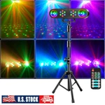 Telbum Party Bar Set Dmx Rgb Strobe Led 4 1 Dj Stage Halloween Lighting. Fixed Price $59.99.