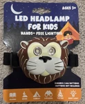 Evriholder Led Headlamp Lion Kids Adjustable Strap Summer Nights Brown White. Fixed Price $8.00.