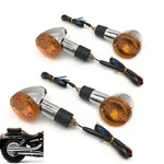 Universal 4PCS Motorcycle Bullet Turn Signals Lights Compatible With Honda Su.... Fixed Price $45.10.