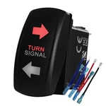 Bacautoparts 12V 24V Red Turn Rocker Switch With Signal,. Fixed Price $22.35.