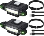 2 Pieces Ultra Bright Mini Led Clip On Cap Light Usb Rechargeable Hat Visor Wate. Fixed Price $28.95.