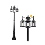 Dusk To Dawn Outdoor Lamp Post Light With 3 Led Bulbs, Triple Head Aluminum S.... Fixed Price $218.71.