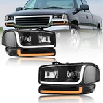 Led Drl Headlights Assembly For Gmc Sierra 99-07/YUKON Xl 1500 2500 00-06 Rep.... Fixed Price $171.00.
