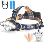 Rechargeable HEADLAMP,18000 Lumen Bright Led 16 Modes Adjustable. Fixed Price $24.28.