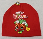 New Shopkins Sweet Little Blossom Toy Promo Beanie Cap Winter Hat Red Strawberry. Fixed Price $12.99.
