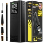 Bbd Car Tire Inflator Portable Air Compressor, 0.8 Min Full Inflation 160PSI. Fixed Price $40.68.