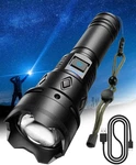 Super Bright Rechargeable Flashlights 2500000 High Lumens,waterproof Tactical. Fixed Price $9.99.