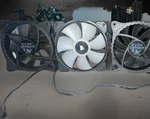 Evga PLA12025S12L-1 & Corsair 120MM Sleeve Case Fans White Led 12V Lot Of 3. Fixed Price $26.15.
