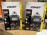 (2) Coast RL22R 1000 Lumens Rechargeable Battery Led Power Headlamp With Usb-c. Fixed Price $44.50.