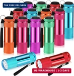 Vihose 12 Pcs Mini Bulk, Bright Aluminum Handheld With. Fixed Price $26.55.