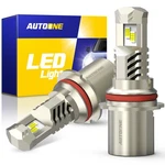 Autoone 9007 Headlight Led Kit High Low Bulbs Bright Beam 6000K White Power. Fixed Price $34.99.