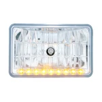 United Pacific 31374 Crystal Headlight Rh/lh, X 6", Rectangle, Chrome Housing,. Fixed Price $63.15.