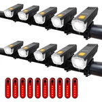 Kunhe 20 Pack Usb-c Rechargeable Bike Lights Bulk For Night 10SET, Black. Fixed Price $76.11.