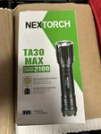 Nextorch TA30 Max 2100 Lumens Led Tactical Flashlight Rechargeable. Fixed Price $60.00.