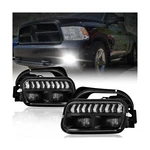 Sinyato Indust Led Fog Lights For Dodge Ram 2009-2012 1500, 2010-2018 2500, 2.... Fixed Price $138.80.