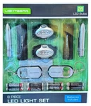 Lightgear Led Headlamps, Flashlights, Bottle Opener, Keychain, Penlights. Fixed Price $14.99.