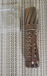 DF01 Old Brass Outdoor Flashlight 18650 Li-ion Battery 4000 Lumens.. Fixed Price $105.00.