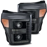 Alpharex 880143 Luxx Led Headlights 11-16 Ford Super Duty 250/F 350/F 450. Fixed Price $795.00.