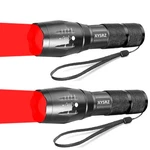 Military Red Flashlight Single Mode Zoomable Torch Flashl.... Fixed Price $31.45.