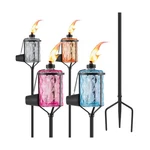 4 Pack Glass Citronella Torches, Modern Landscape Lanterns With 3-P... Fast Ship. Fixed Price $61.99.