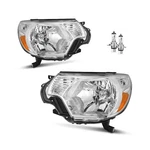 Headlights Assembly For 2012-2015 Toyota Tacoma Headlamp Replacement Chrome H.... Fixed Price $151.13.
