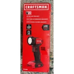 Craftsman V20 Led Task Light 140 Lumens Pivoting Head CMCL020B Tool Only. Fixed Price $33.75.