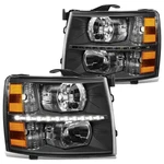 Dna Motoring Pair Led Drl Headlights Compatible With 07-13 Chevy Silverado 15.... Fixed Price $178.99.