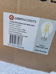 Lightaccents - Dimmable Led Bulb, 12 Watt, Medium Base E26 2700K. Fixed Price $20.00.