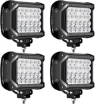 Kohree Inch 72W Off Road Led Work Light Bar Flood/spot Combo Beam (4-PACK). Fixed Price $95.00.