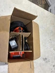 New Streamlight Litebox Halogen Flashlight, Chargers, Rack, Strap, Needs Battery. Fixed Price $79.00.