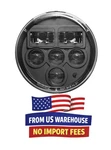 Truck-lite 37270C 7" Round Led Projector Headlight For Jee Wrangler & Harl Y Dot. Fixed Price $136.89.