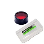 Nitecore Red Filter NFR25 W/ Edisonbright Battery Case For 25.4MM P12, P10, SRT3. Fixed Price $9.95.