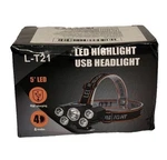 Factory Supply High Quality Rechargeable Headlamp 5 Led Headlight Black. Fixed Price $7.99.