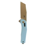 Sog Diverge Xr 12-02-02-43 3" D2 Sheepsfoot Blade Blue/gold Aluminum Handle. Fixed Price $61.74.