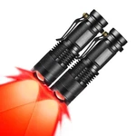 2 Pack Red Flashlight Lde Night Vision Torch For Ast.... Fixed Price $18.30.