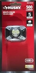 Husky 500 Lumen Multi-color Led Headlamp Modes Water Resistant New. Fixed Price $17.00.