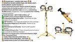 Dayatech 180W 20000 Lumen Dual-head Led Work Light With Tripod Stand, Brightness. Fixed Price $99.00.