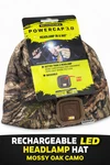 Panther Vision Powercap Rechargeable Led Mossy Oak And Camo Design Hat Beany. Fixed Price $19.99.