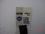 Pair Uncle Mike's 8863-1 Black C-cell Flashlight Ring Holder Belts To 2 1/4". Fixed Price $13.50.