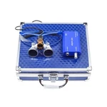 Nski 2.5X Binocular Loupes Magnifying Glasses + 5W Led Head Lamp Belt Clip Ty.... Fixed Price $83.28.
