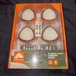 Ozark Trail Led Remote Control Camping Lights 4 Pack New Box Batteries Incl. Fixed Price $9.72.