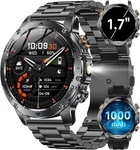 Kpep Military Smart Watches For Men, 1000MAH Battery/led FLASHLIGHT/2 STRAPS/IP6. Fixed Price $64.79.