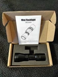 Metal Mini Zoomable Led 3 Modes, 1 Batterie Tactical. Fixed Price $12.95.