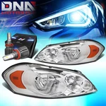 For 2006-2016 Chevy Impala/monte Carlo Headlights W/led Kit+cooling Fan Chrome. Fixed Price $108.98.