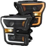 Anzo 111357 Projector Plank Style Switchback Headlights Black Ford F-150. Fixed Price $599.82.