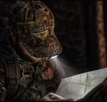Gander Mtn Camo Led Hat Panther Vision Hands Free Lighted Cap. Fixed Price $19.99.