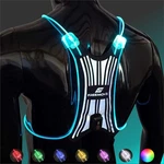 Spider Reflective Lighted Running Vest - Optic Fiber Technology, Bright, 360. Fixed Price $50.58.