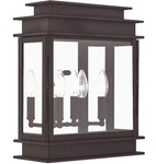 Livex 20204-07 Transitional Three Light Wall Lantern Princeton Collection. Fixed Price $369.99.